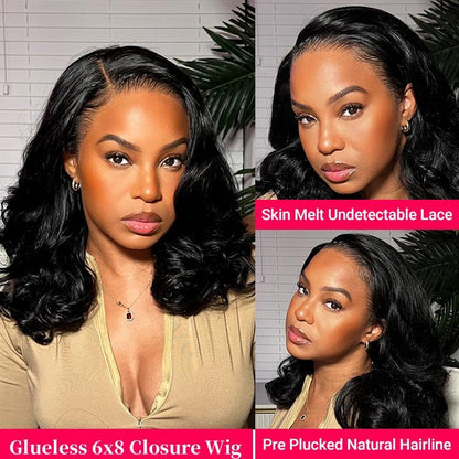 Undetectable HD Lace Body Wave Wig – Glueless, Natural Hairline, Beginner Friendly