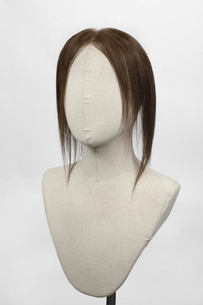 Aurora Hair Hairline Topper: Breathable Lace|Halo Wire|Natural Look Dark Brown #2