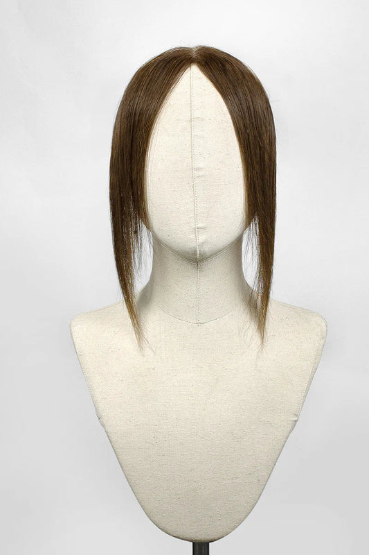 Aurora Hair Hairline Topper: Breathable Lace|Halo Wire|Natural Look Medium Brown #4