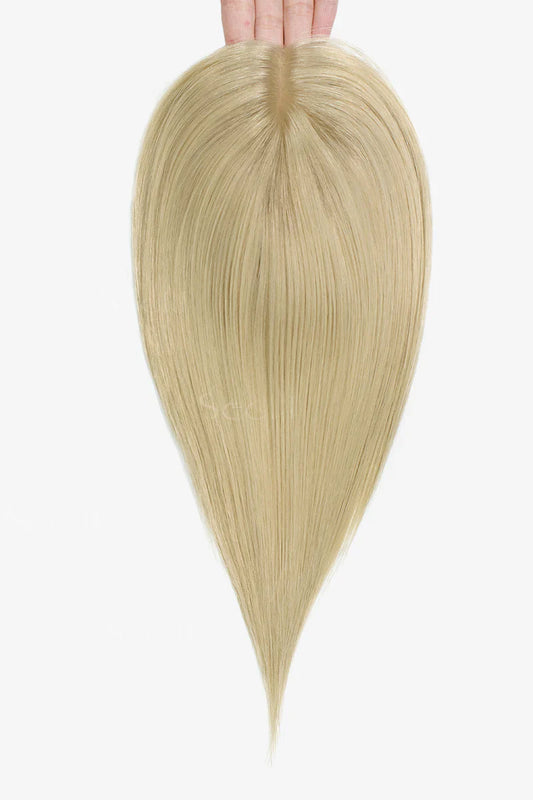 Flavia Silk Top Remy Human Hair Topper Blonde #613