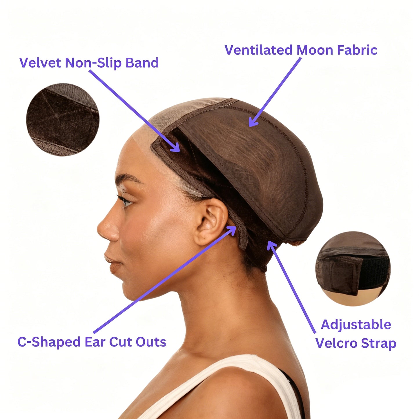 Finally—A Wig Cap That Keeps Your Wig Secure & Looking 100% Natural